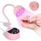 Makartt Lámpara UV LED de cuello de cisne para uñas gel constructor...