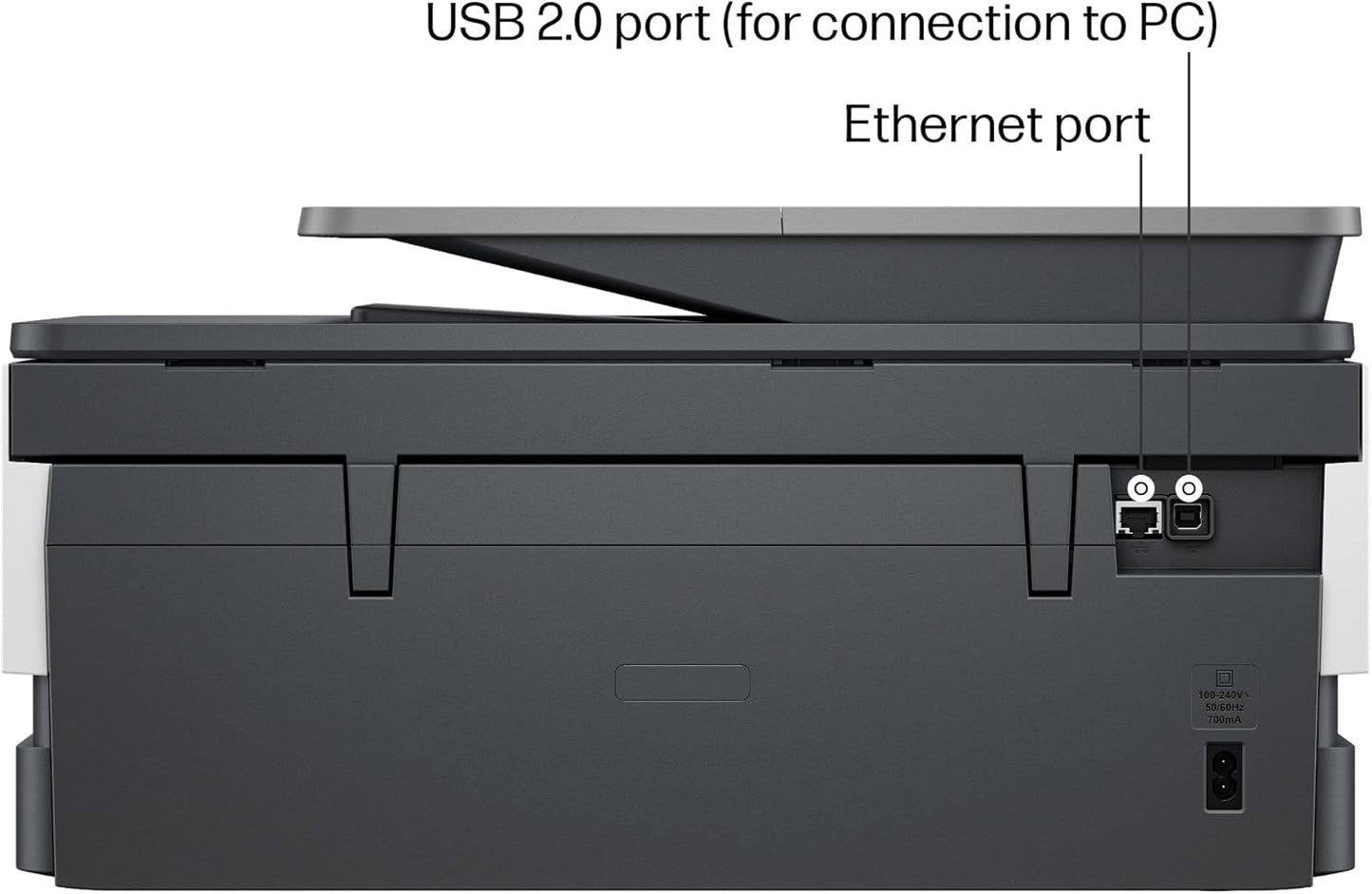 HP OfficeJet Pro 8125e Impresora inalámbrica todo en uno de inyección de tinta a color, impresión, escaneo, copia, ADF, impresión dúplex mejor para oficina en casa, prueba de tinta instantánea de 3 meses incluida, habilitada para IA (405T6A)