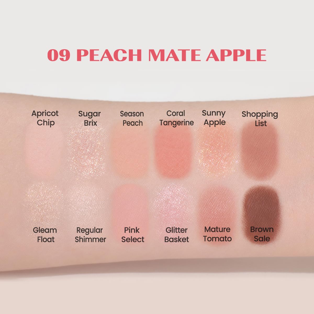 CLIO PRO EYE PALETTE AIR (09 MELOCOTÓN MATE MANZANA)