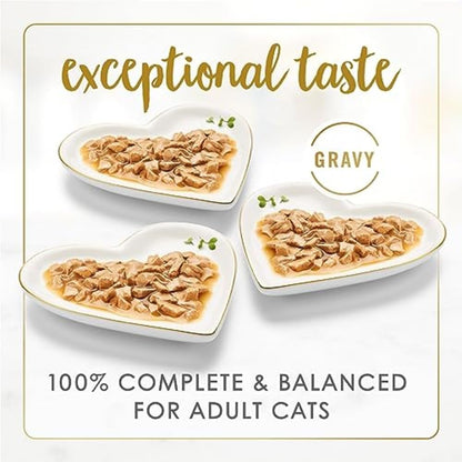 Fancy Feast Purina Gravy Lovers Poultry and Beef Grilled Gourmet We...