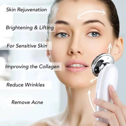 Masajeador facial Galvánico Face Lifting 4 en 1 Anti Envejecimiento...