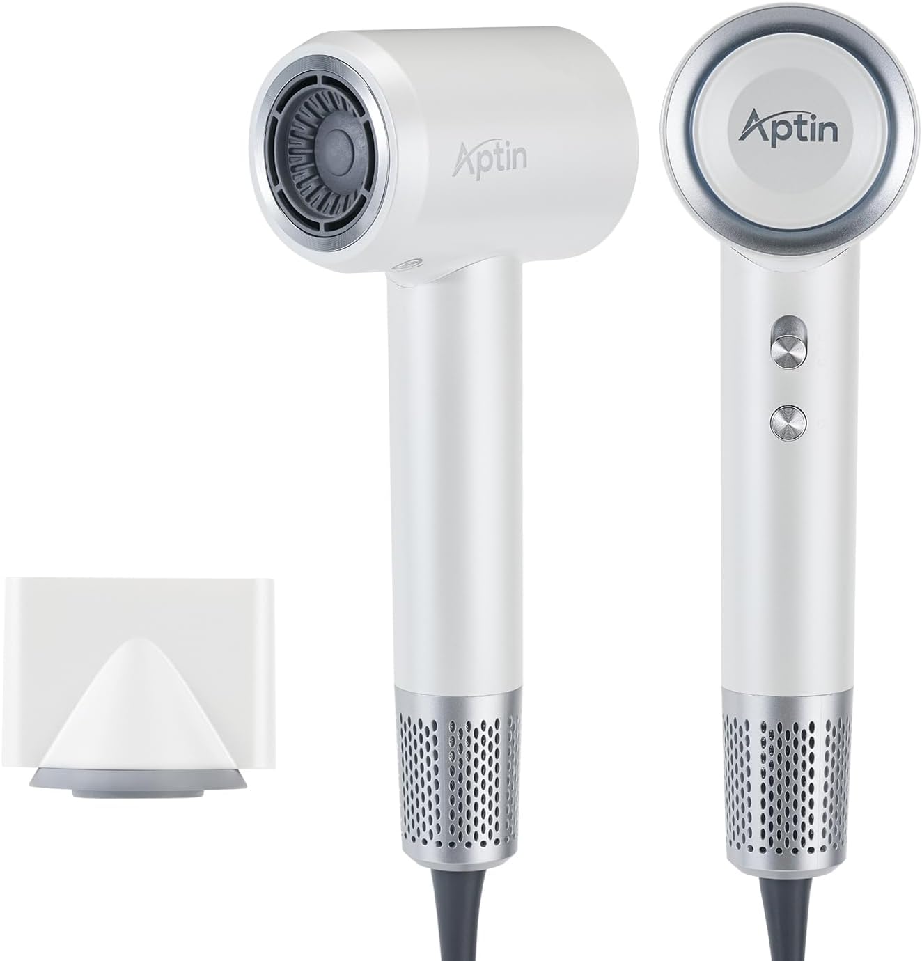 Aptin Secador de pelo iónico, 110 K RPM, 1250 W, secado rápido, cui...