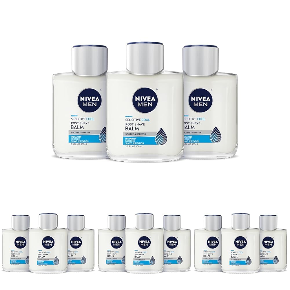 NIVEA MEN Sensitive Cool - Bálsamo para después del afeitado, enriq...