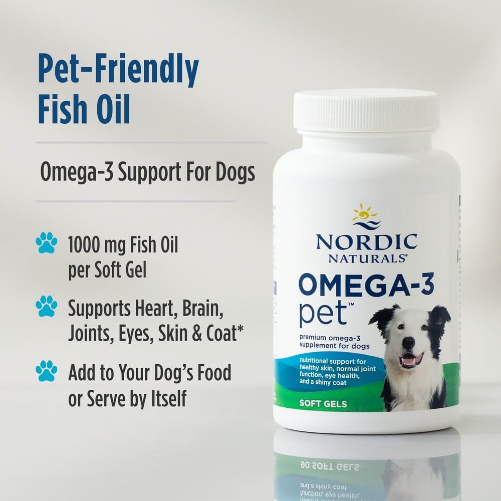 Nordic Naturals Aceite de pescado omega-3 para perros con EPA + DHA...