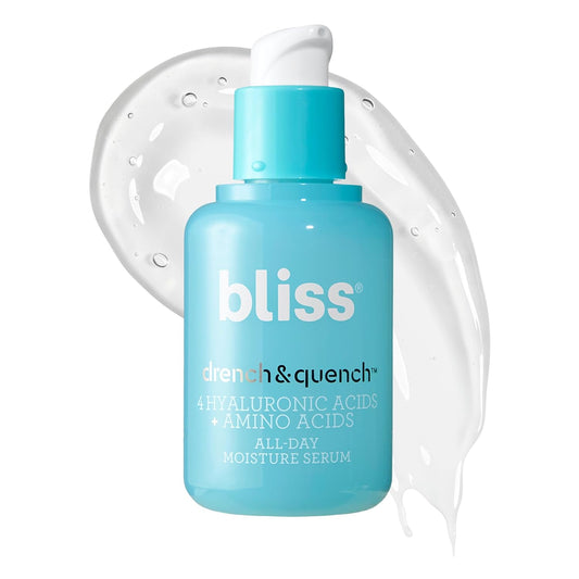 Bliss Suero facial Drench &amp; Quench con ácido hialurónico \u2013...