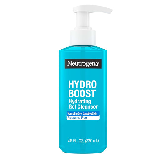 Neutrogena Hydro Boost - Lavado facial, sin fragancia, limpiador fa...
