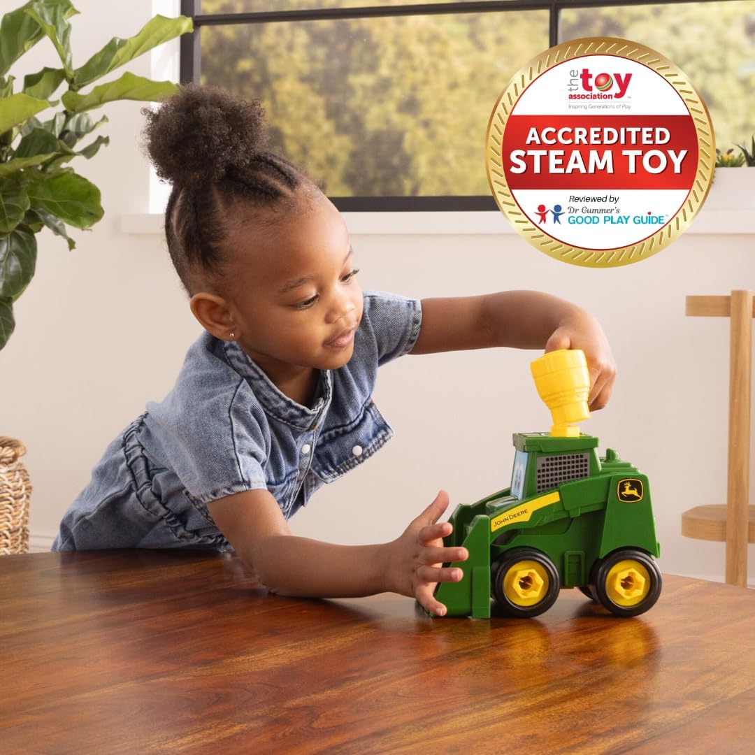 BUILD-A-BUDDY - Juguetes para desarmar John Deere Skid Steer - Incl...