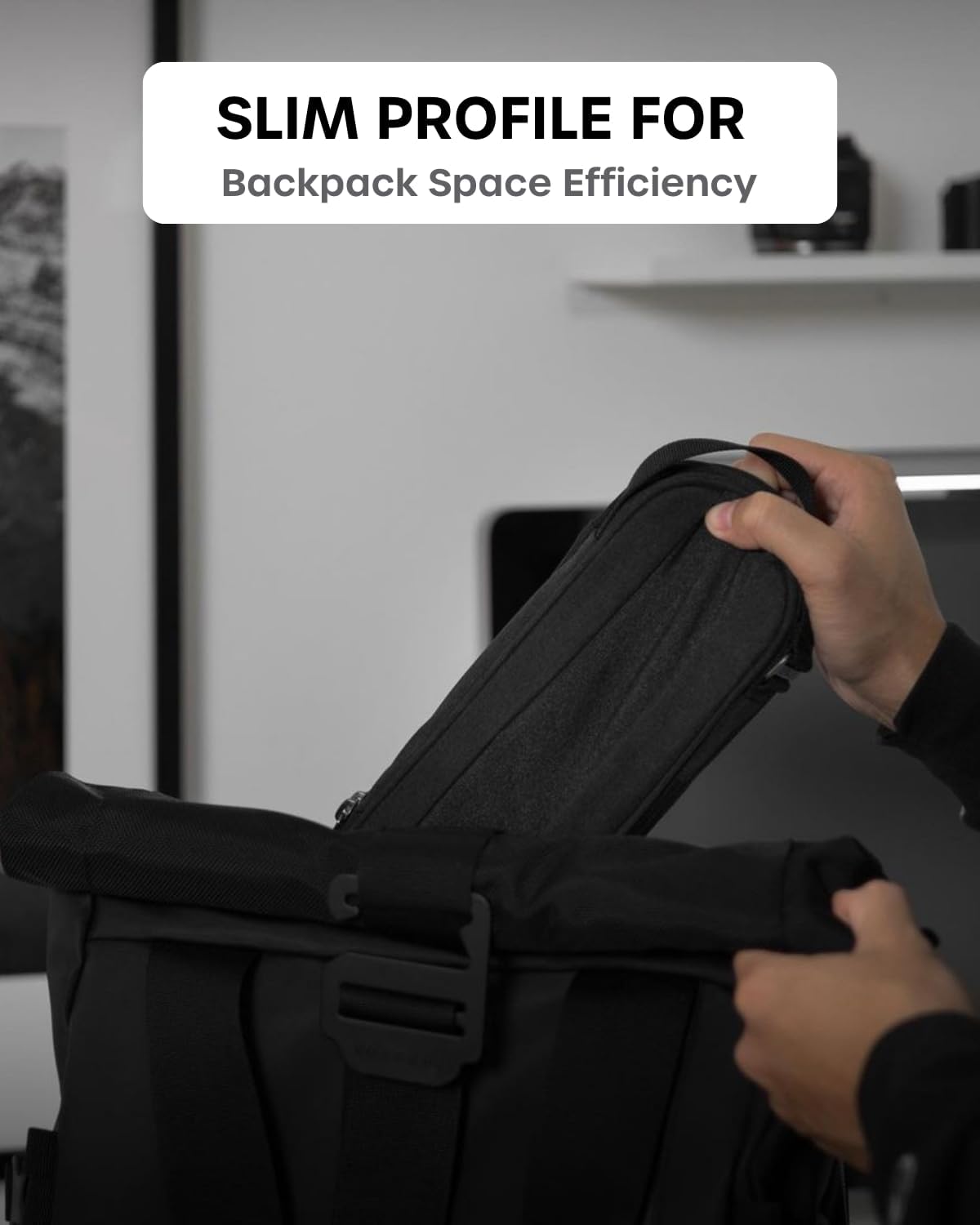SIDE BY SIDE Electronics Organizer Travel Case for Cables, Charger,...