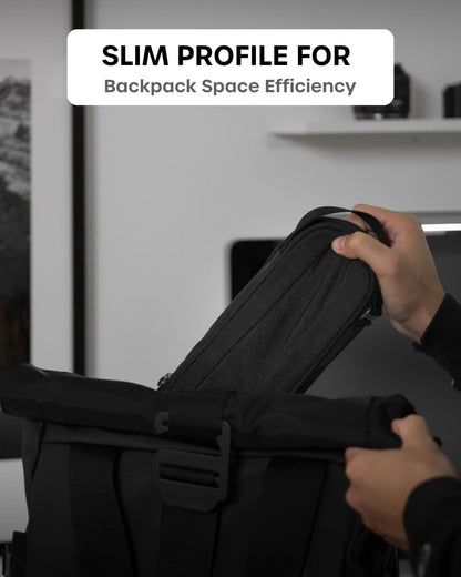 SIDE BY SIDE Electronics Organizer Travel Case for Cables, Charger,...
