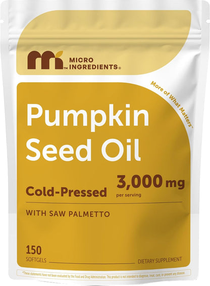Micro Ingredients Aceite de semilla de calabaza con palma enana, 15...