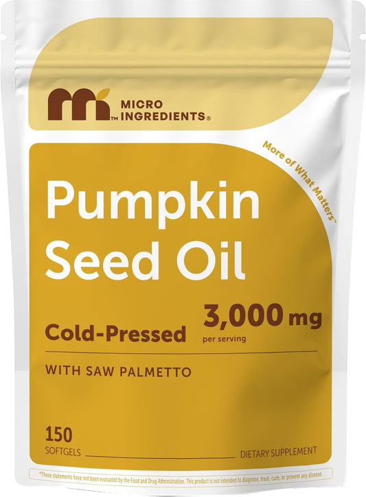 Micro Ingredients Aceite de semilla de calabaza con palma enana, 15...