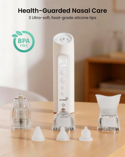 Aspirador nasal para bebés, succión eléctrica de nariz para bebé