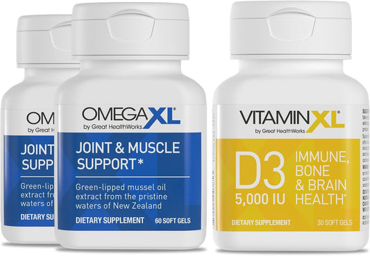 OmegaXL Suplemento de Apoyo Articular - Apoyo Natural para Músculos...