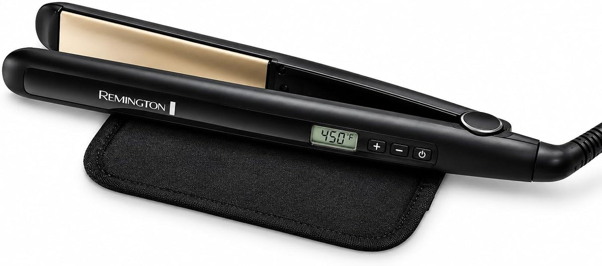 REMINGTON Plancha de pelo antiestática de 1", plancha plana de...