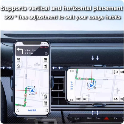 Soporte de teléfono de coche para Nissan Murano, accesorios de automóvil [solo para Murano 2015-2024] [bloqueo automático manos libres, soporte de teléfono celular para automóvil compatible con iPhone