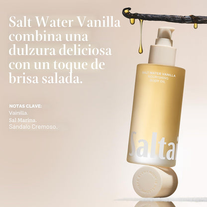 Aceite corporal Saltair - Lujoso aceite de agua salada y vainilla d...