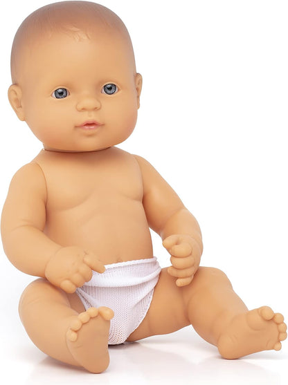 Miniland Muñeca de bebé realista con características anatómicamente...