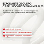 Dr.FORHAIR Folligen - Exfoliante de sal marina y suero para el cuer...