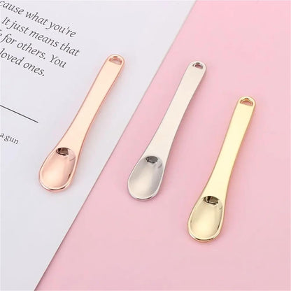 Lotion Spatula 20 PCS Metal Mini Spoon Sticks Face Mask Cosmetic Ma...