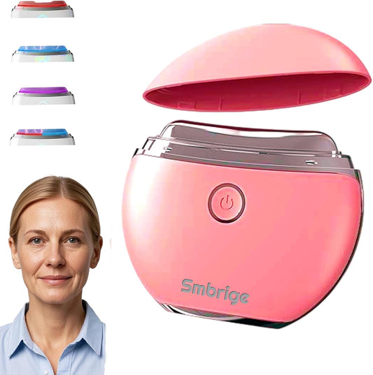 Smbrige Herramienta de masaje facial, 4 modos de color, terapia de...