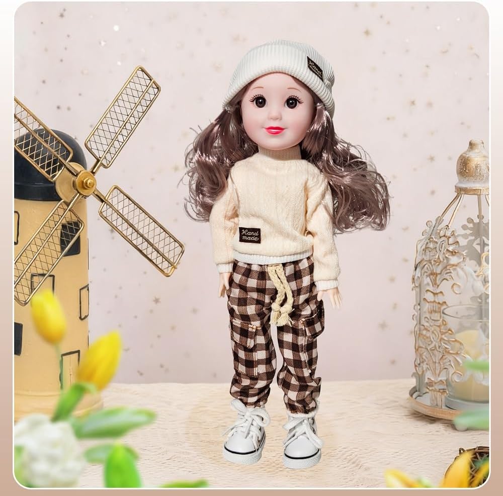 Coconutlin 12 Pulgadas BJD Muñeca de Moda para Niña, 15 Articulacio...