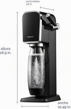 SodaStream Art Paquete de Máquina para Hacer Agua con Gas en Negro,...