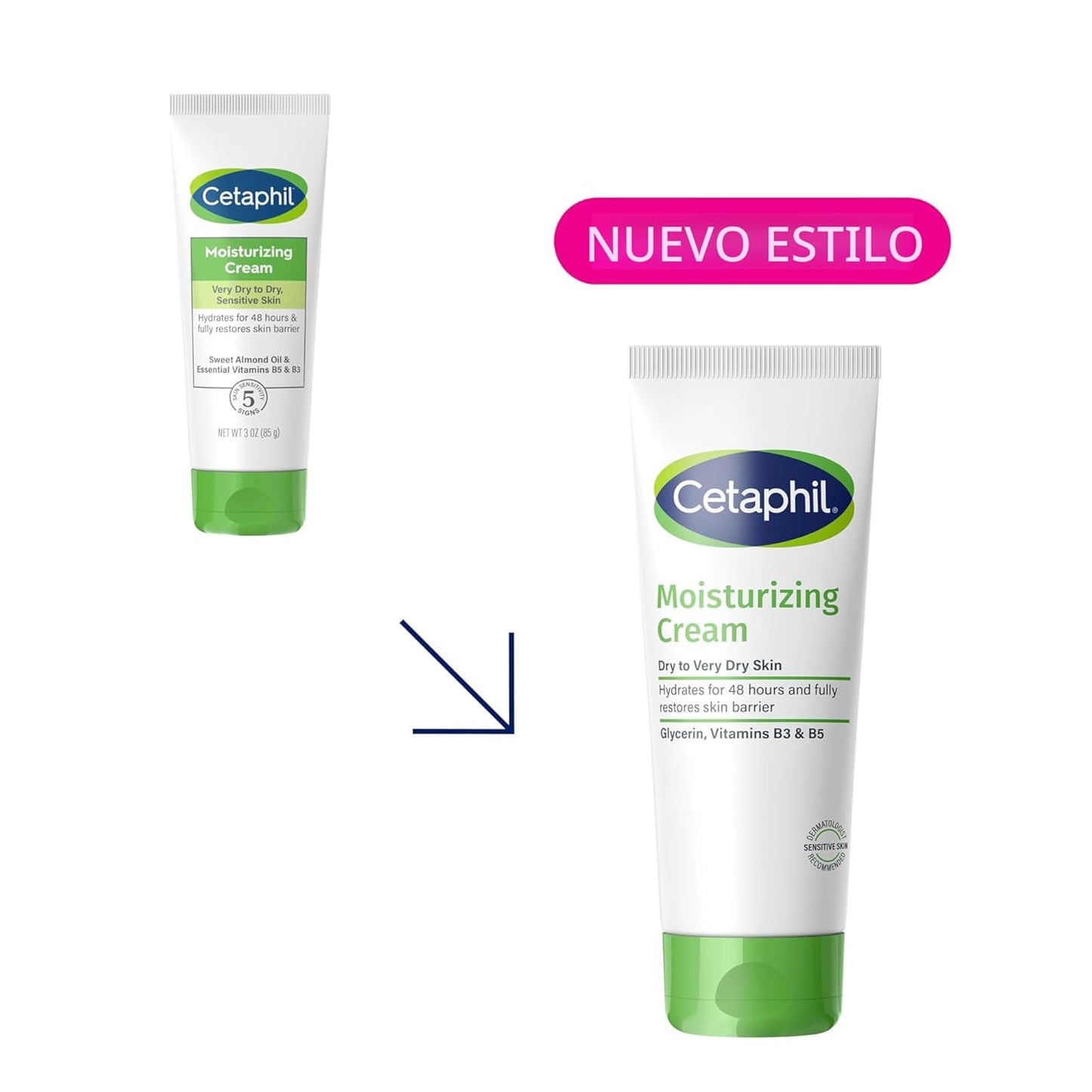 Cetaphil - Crema hidratante para cara y cuerpo, crema hidratante pa...