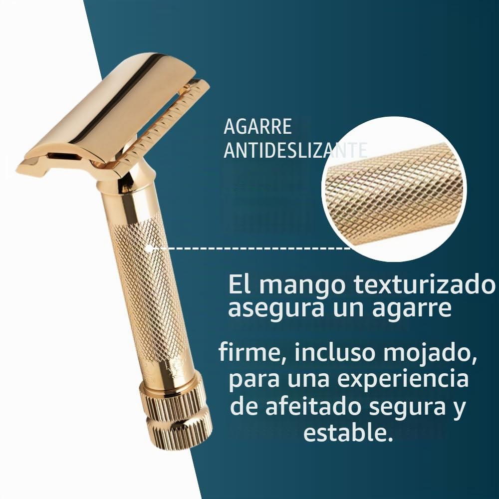 Merkur Maquinilla de afeitar clásica de seguridad de doble filo de...