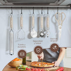 Juego de utensilios de cocina - Utensilios de cocina de silicona -...