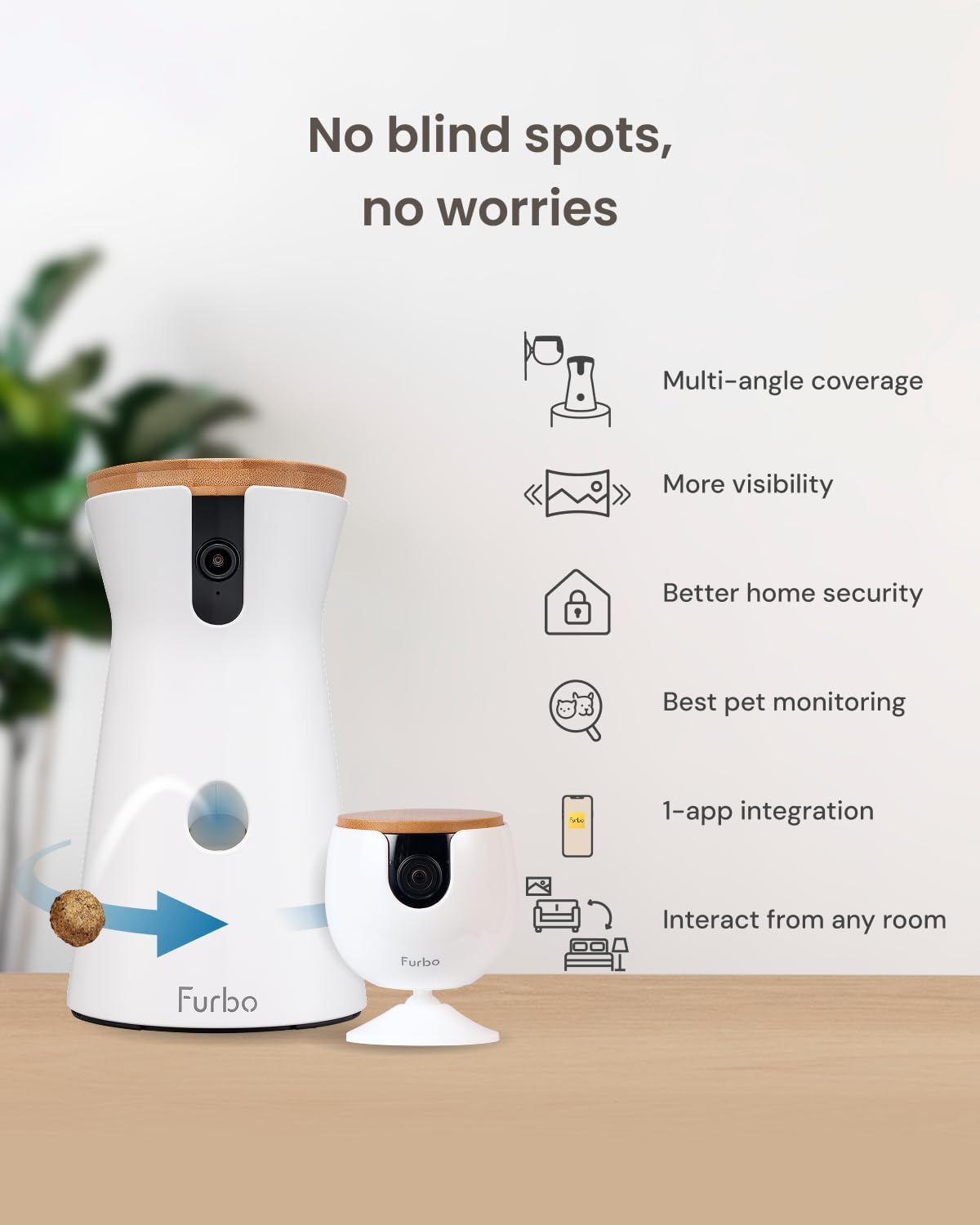Furbo Cámara para perros de 360° + Mini [Se requiere nueva suscripc...