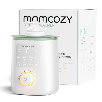 Momcozy Calentador de biberones para leche materna, alimentos de fórmula de leche materna, nutrientes más completos conservados, calor rápido, luz nocturna para lactancia nocturna, fácil de usar con