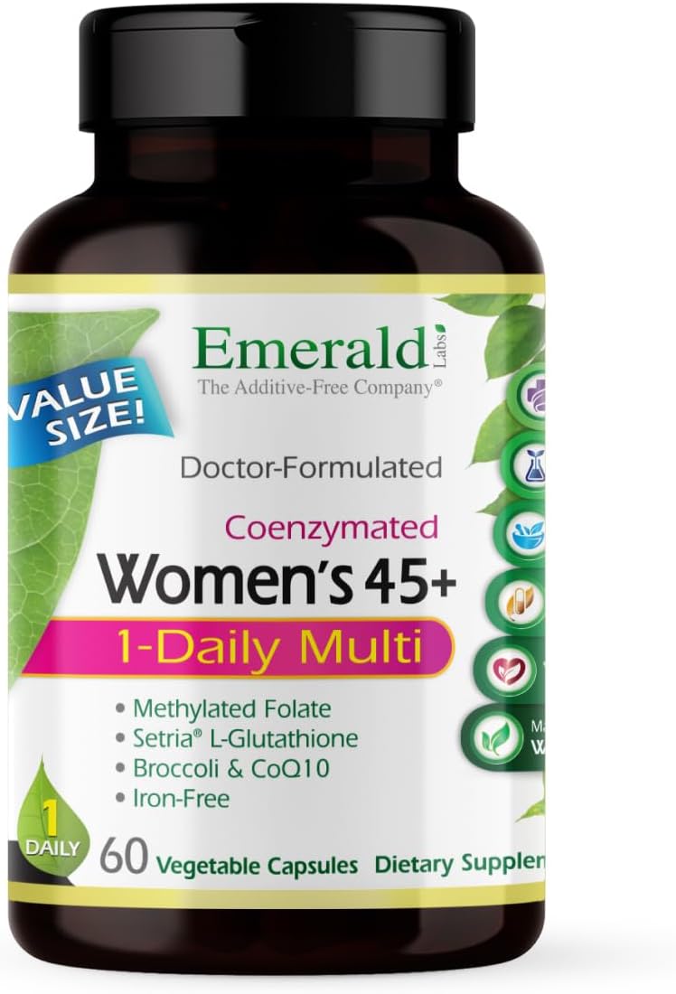 EMERALD LABS Multivitamínico 1-Diario para Mujeres 45+ - Multivitam...