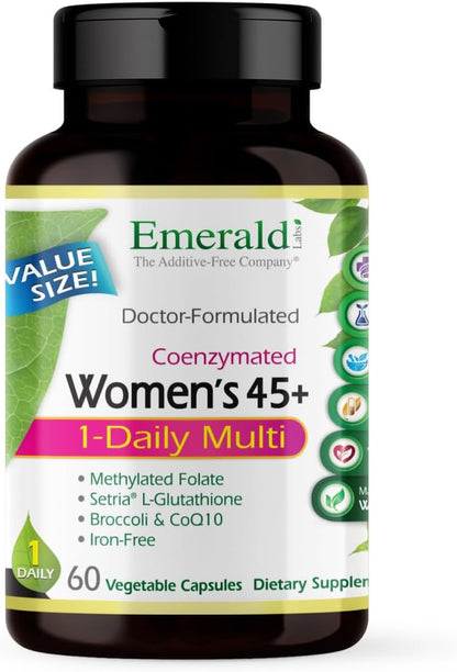 EMERALD LABS Multivitamínico 1-Diario para Mujeres 45+ - Multivitam...