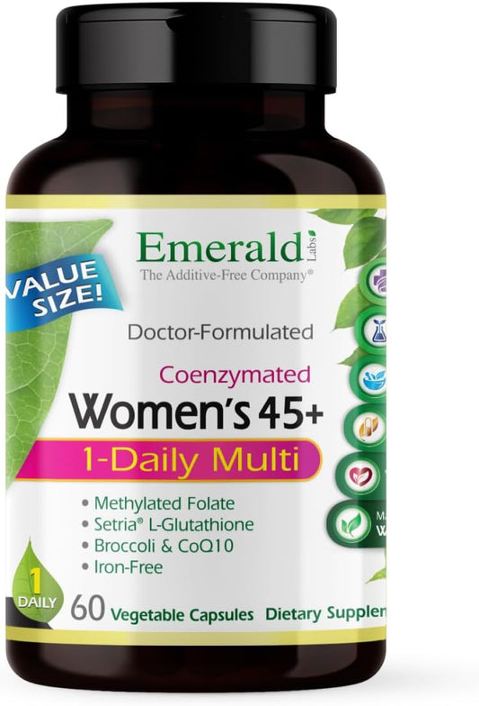 EMERALD LABS Multivitamínico 1-Diario para Mujeres 45+ - Multivitam...