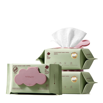 Bc Babycare Cloud Moist Toallitas húmedas para bebé, gruesas y XL,...