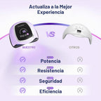 Lámpara de uñas UV, secador de uñas LED de 180 W para esmalte de ge...