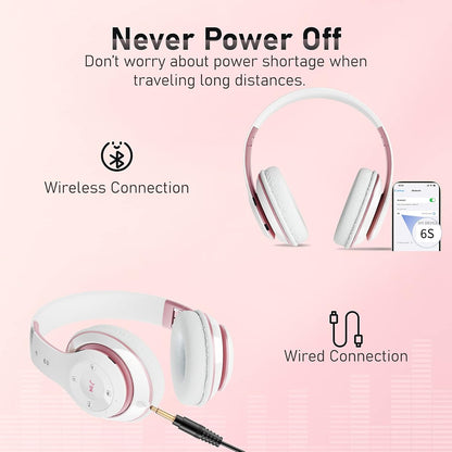 Falebare Auriculares Bluetooth sobre la oreja, auriculares inalámbr...