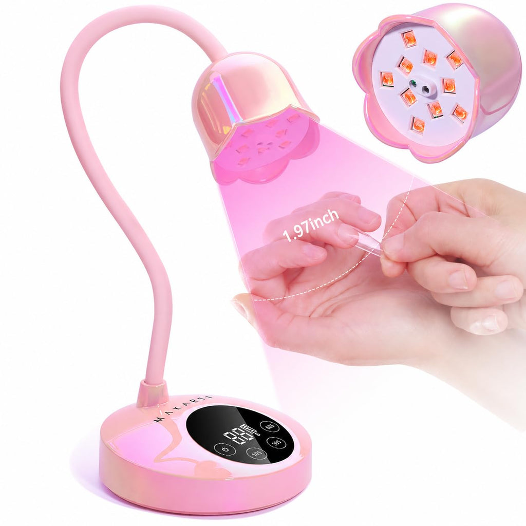 Makartt Flash Cure - Lámpara de uñas UV para uñas de gel, diseño de...