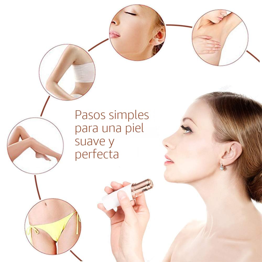 Cabezales de repuesto para depiladora facial impecable, cuchillas d...