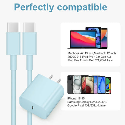 Cargador de carga rápida para iPhone 17, 16, 15, paquete de 3 carga...