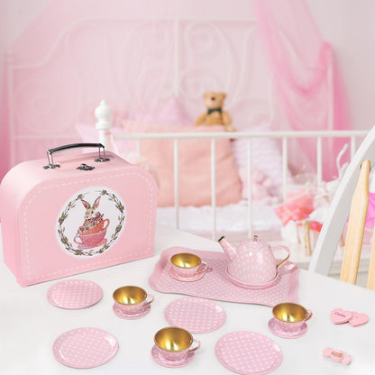 Juego de fiesta de té para niñas pequeñas, juguetes de princesa par...
