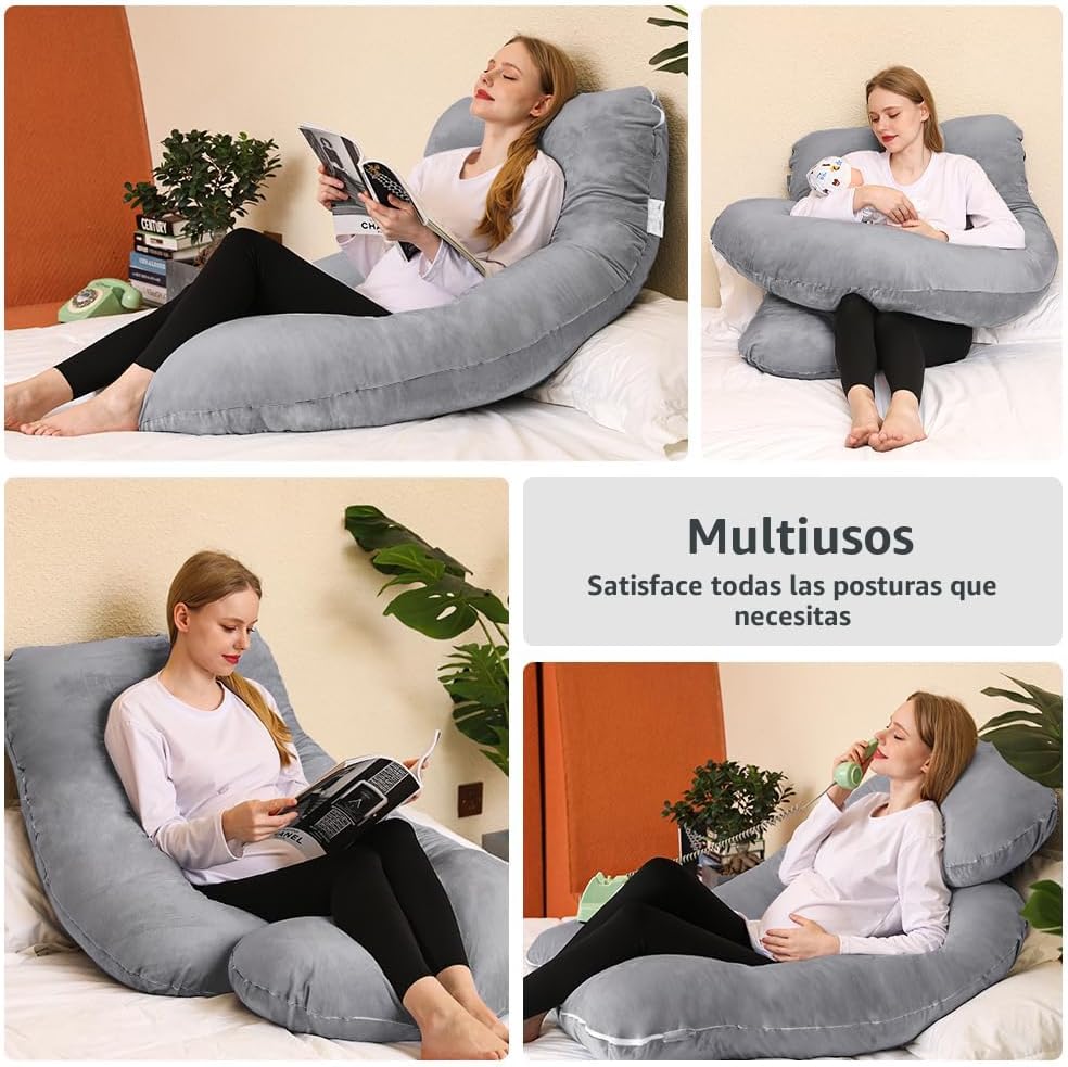 Almohada de espuma viscoelástica para embarazo Chilling Home, almoh...
