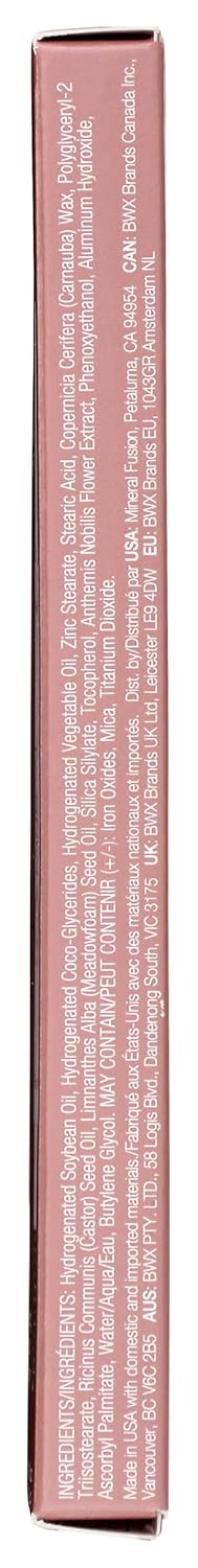 Mineral Fusion Lápiz retráctil para cejas marrón medio, 0.003 onzas
