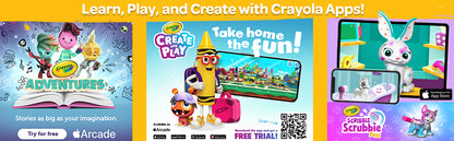 Crayola Tablero de actividades iluminado, juguete sensorial para niños pequeños y niños, caja de luz, tablero para colorear iluminado, juguete educativo, regalo para niños pequeños, a partir de 1 año