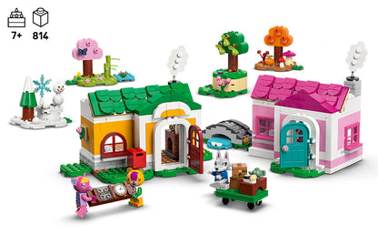 LEGO Animal Crossing Creative Houses: Seasons of Fun - Juego de simulación para niñas y niños, a partir de 7 años, crea 2 casas con 1 juego de bloques de construcción para niños, idea de regalo para