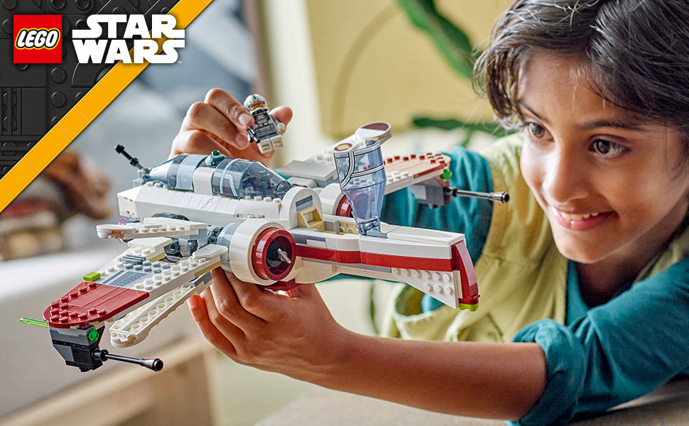 LEGO Star Wars: La venganza de los Sith Nave espacial ARC-170 Starfighter juguete de construcción - Juguete de Star Wars para niños y niñas, edades 9+ - Idea de regalo para cumpleaños - 75402