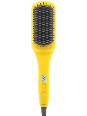 Drybar The Brush Crush - Cepillo alisador térmico para alisar el cabello, alisador de pelo para un cabello suave y sin encrespamiento, soplado con calidad de salón