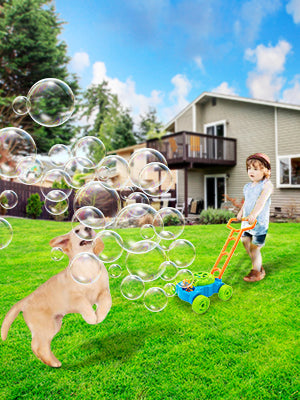 Lydaz – Máquina de burbujas electrónicas para césped, juegos al aire libre, juguetes para niños
