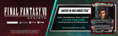 FINAL FANTASY VII REBIRTH – Nintendo Switch 2 (+ Exclusive Magic: The Gathering—FINAL FANTASY Promo Card)