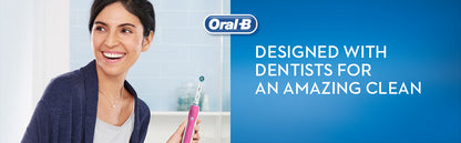 Oral-B Cepillo de dientes eléctrico recargable Pro 1000, color rosa